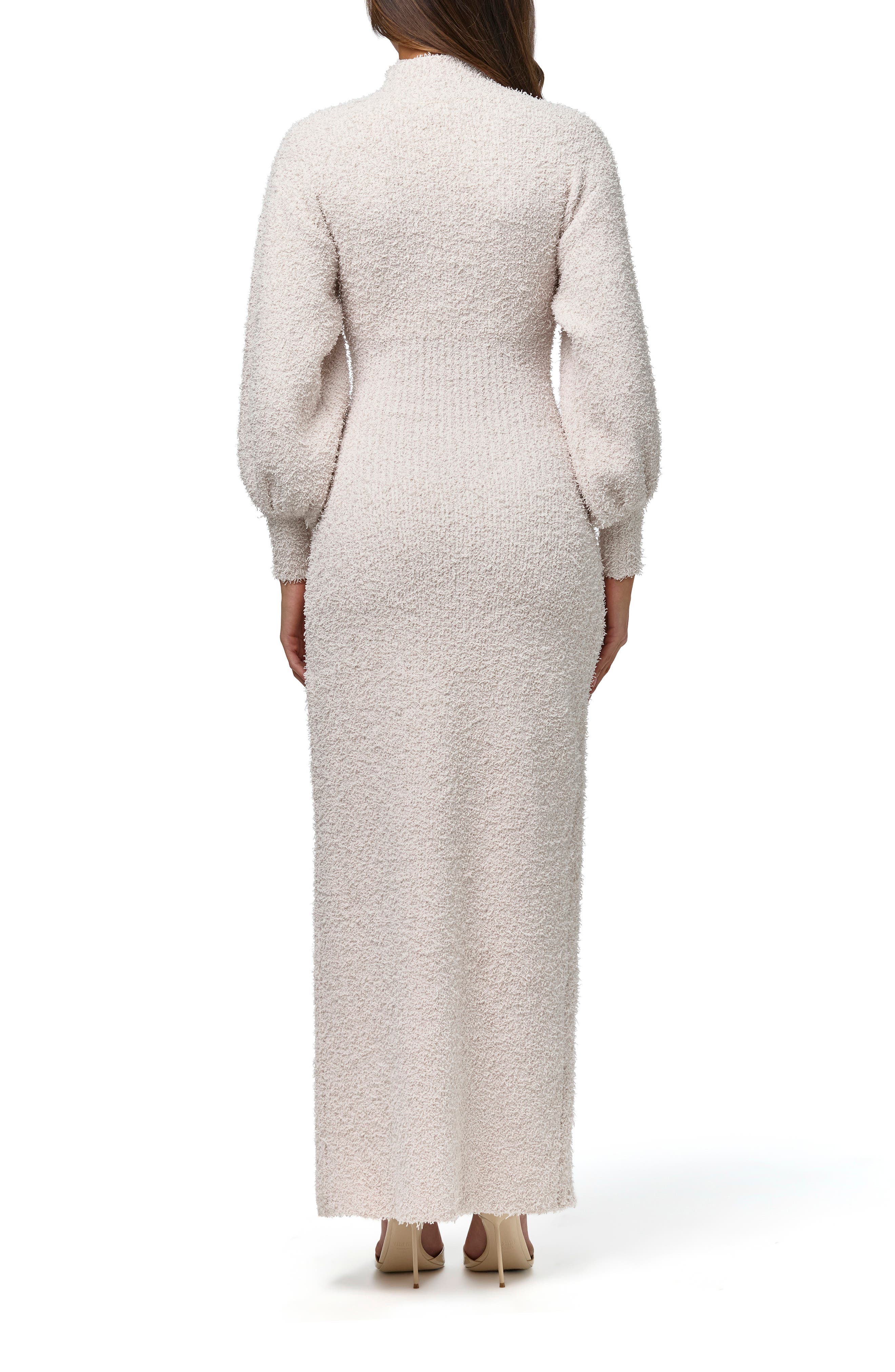 Naked Wardrobe Fuzzy Knit Maxi Dress (Women) | Nordstrom
