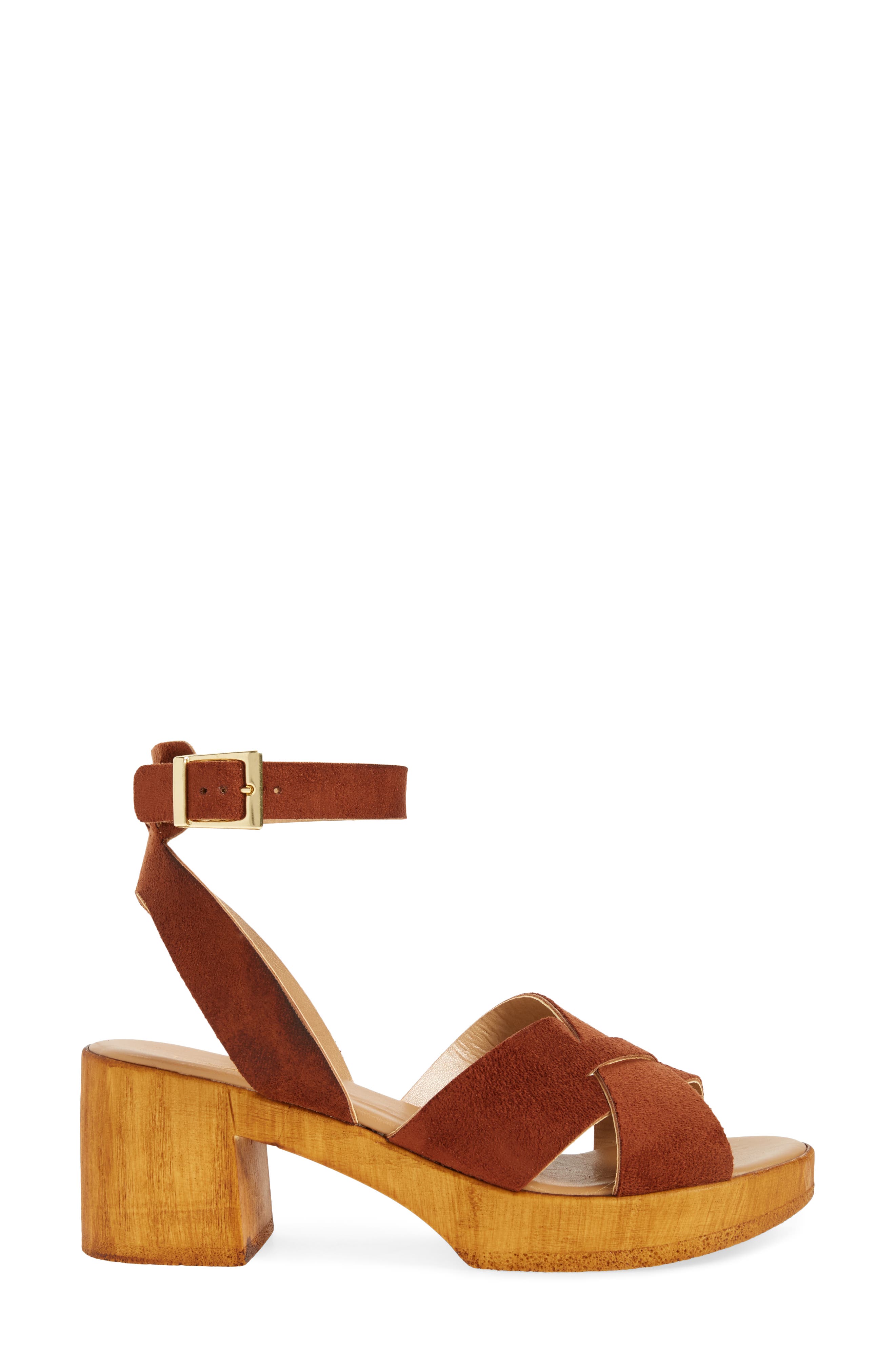 Topshop Dolly Block Heel Sandal, Alternate, color, 