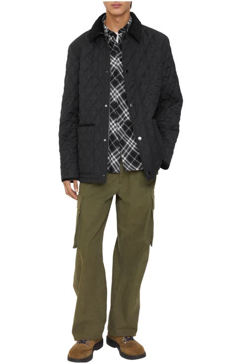 Quilted Nylon Barn Jacket