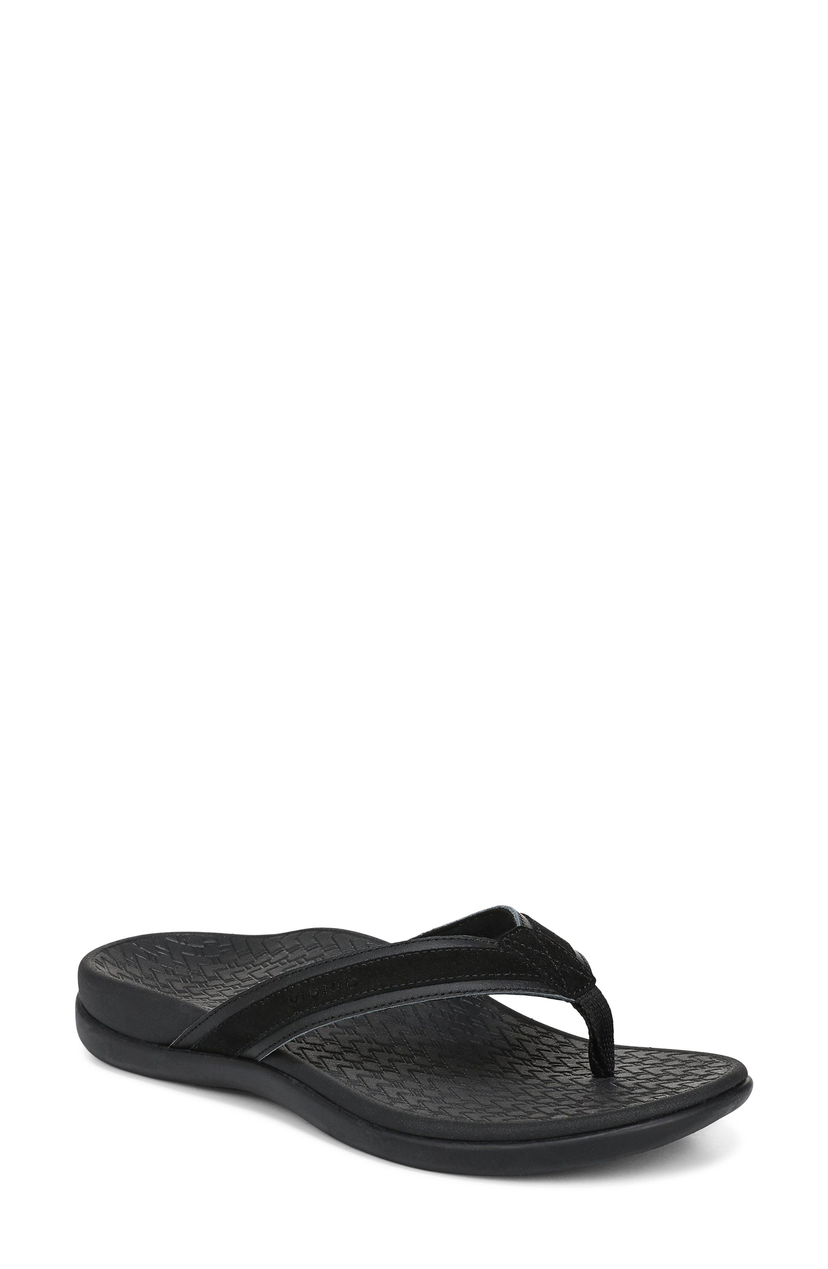 Vionic Tide 2.0 Flip Flop, Main, color, Black