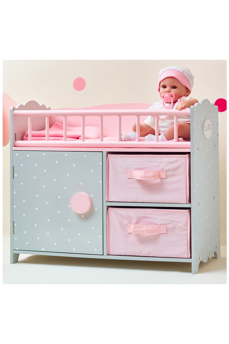 Olivia's Little World Polka Dot Baby Doll Crib, Alternate, color, ASSORTED