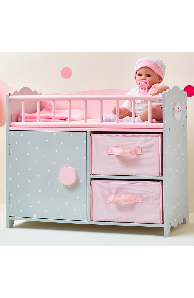 Teamson Kids Olivia's Little World Polka Dot Baby Doll Crib, Alternate, color, Assorted