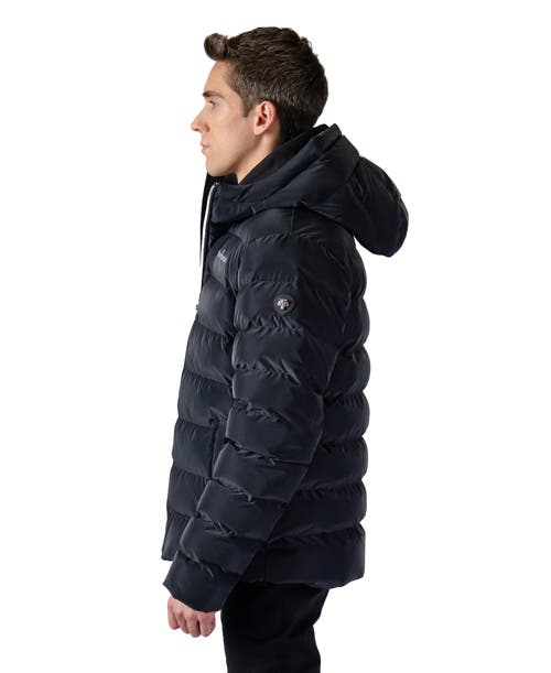Woodpecker Sparrow Medium Weight Coat In Black