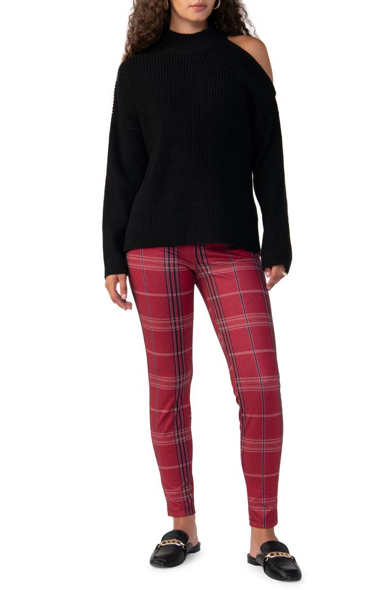 Sanctuary Cut It Out Mock Neck Sweater, Alternate, color, 