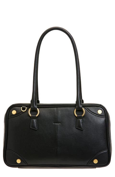 Medium Meredith Leather Shoulder Bag