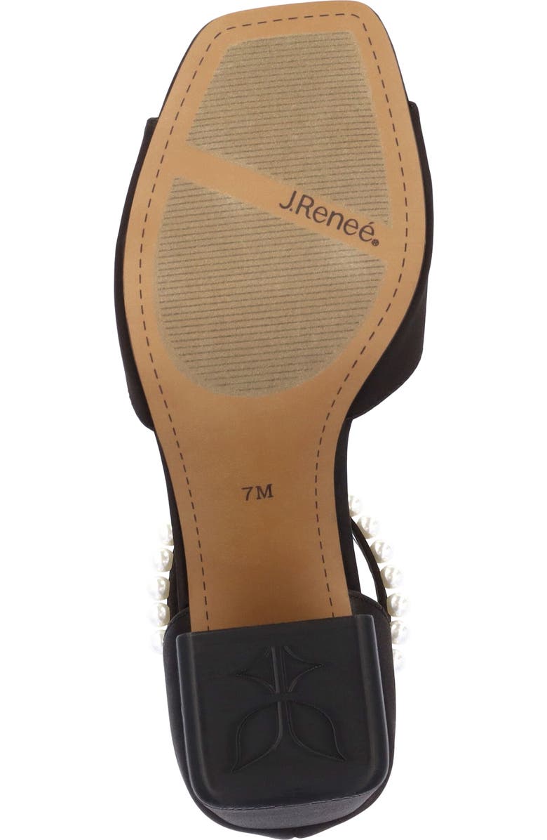 J. Reneé Nerida Ankle Strap Sandal, Alternate, color, Black