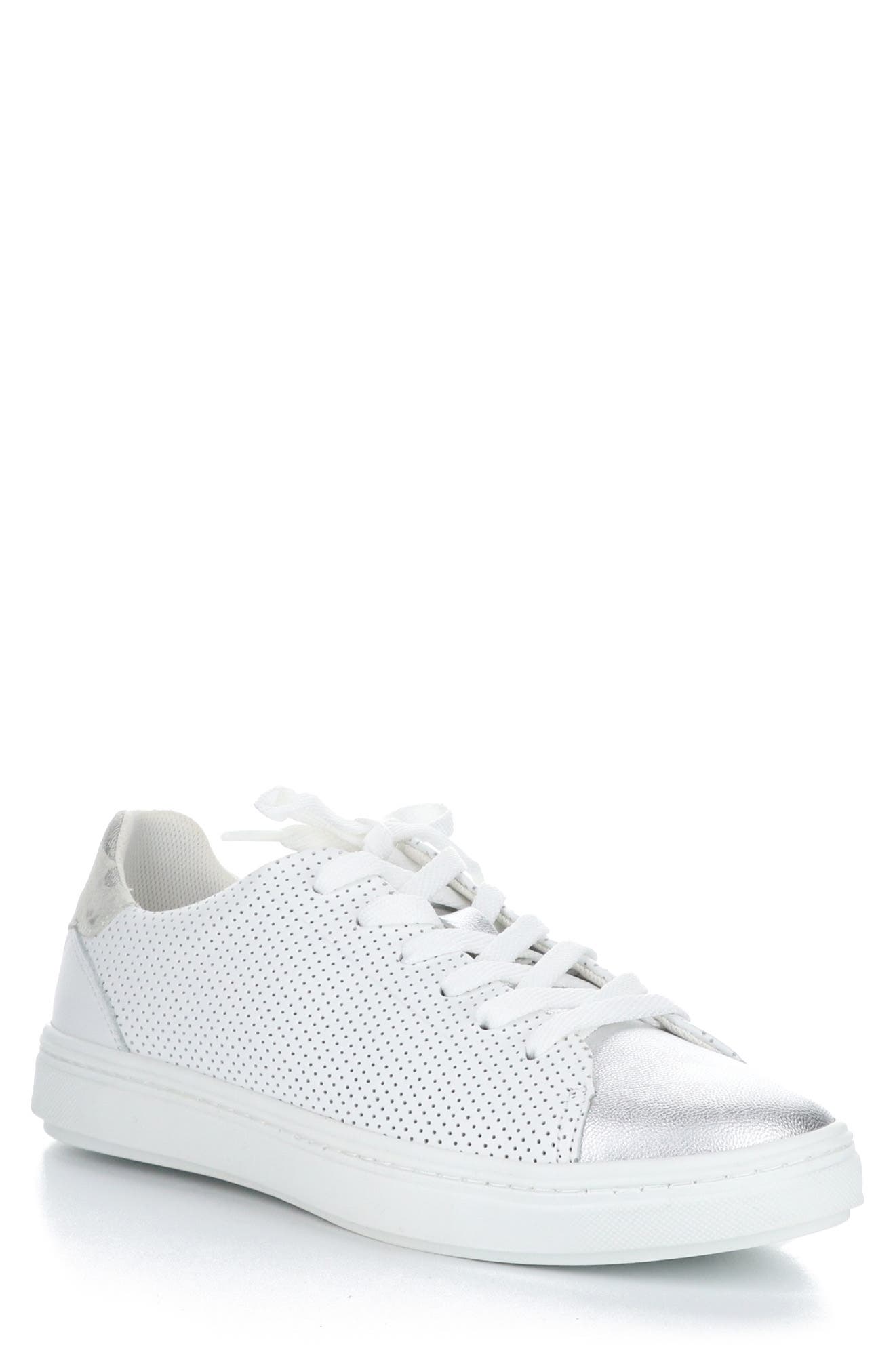 Cherise Sneaker, Main, color, SILVER/ OFF WHITE