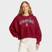 Nike Women's Nike Cardinal Stanford Cardinal Oversized Phoenix Arch Pullover Sweatshirt