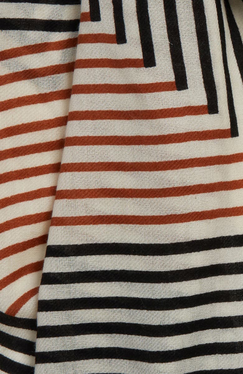 Nordstrom Printed Wool & Cashmere Tissue Wrap, Alternate, color,