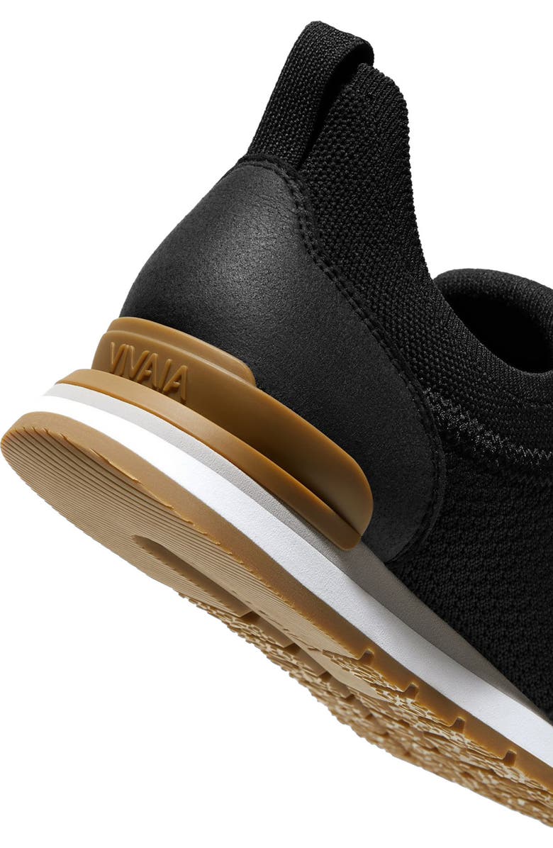 VIVAIA Mix-Texture Slip-On Sneakers, Alternate, color, Black