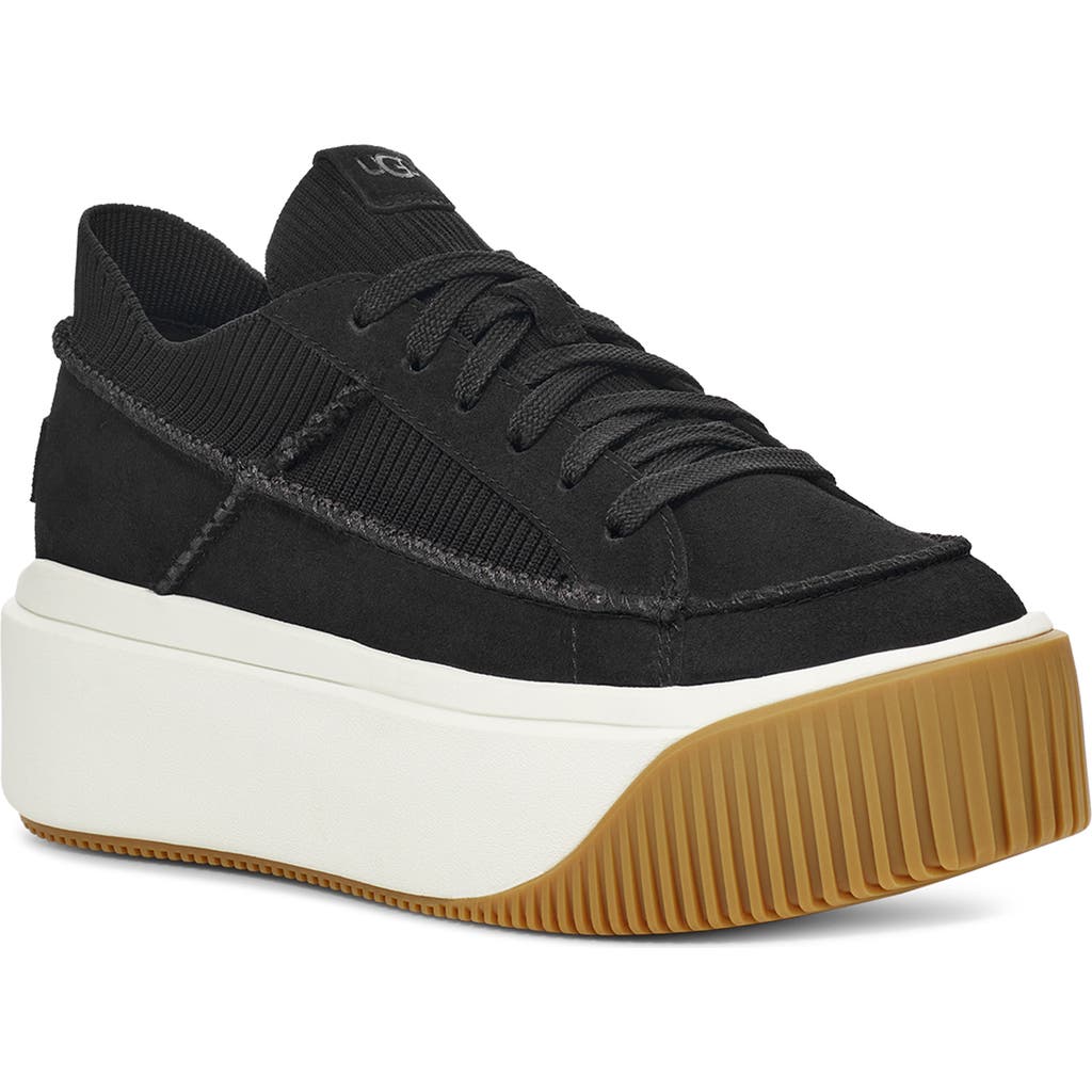 Ugg Ez-duzzit Platform Sneaker In Black