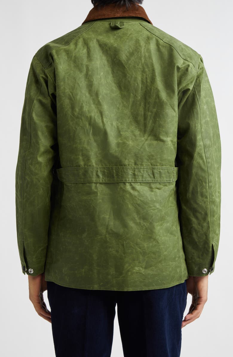 Drake
s Waxed Cotton Barn Jacket, Alternate, color, Lemongrass