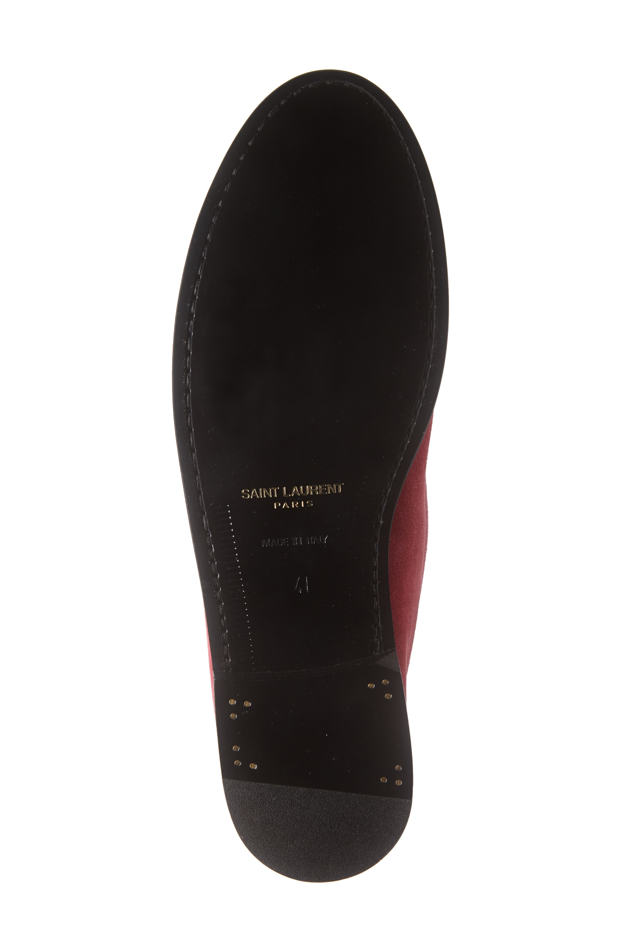 Saint Laurent YSL Monogram Penny Loafer, Alternate, color, 
