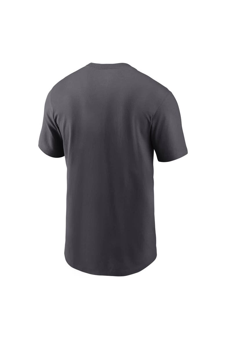 Men's Nike Anthracite Denver Broncos Primetime Wordmark Essential T-Shirt, Alternate, color, Anthracite