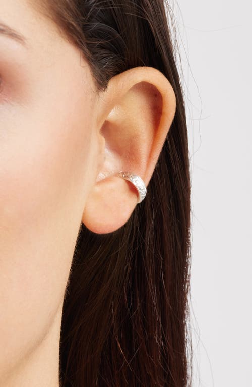 Nashelle Flora Ear Cuff In Silver