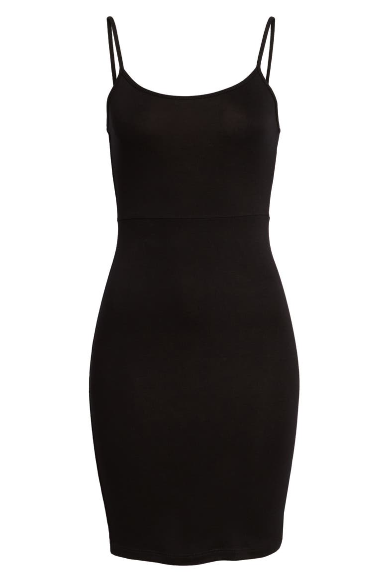 Knit Sheath Dress, Alternate, color, BLACK