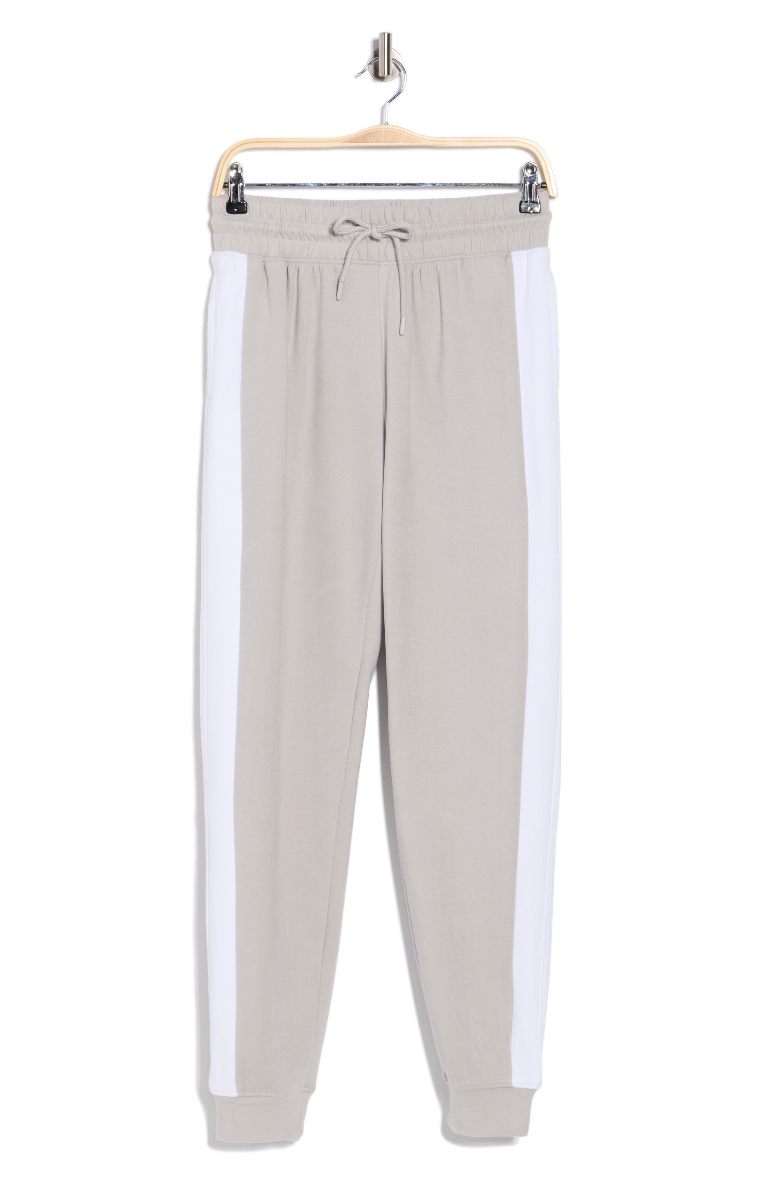 YOGALICIOUS Stripe Fleece Joggers