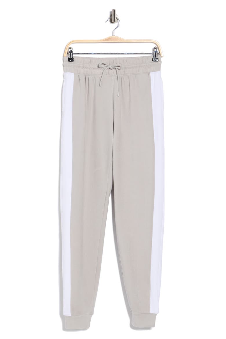 Stripe Fleece Joggers, Alternate, color, LUNAR DUST