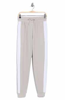 YOGALICIOUS Stripe Fleece Joggers