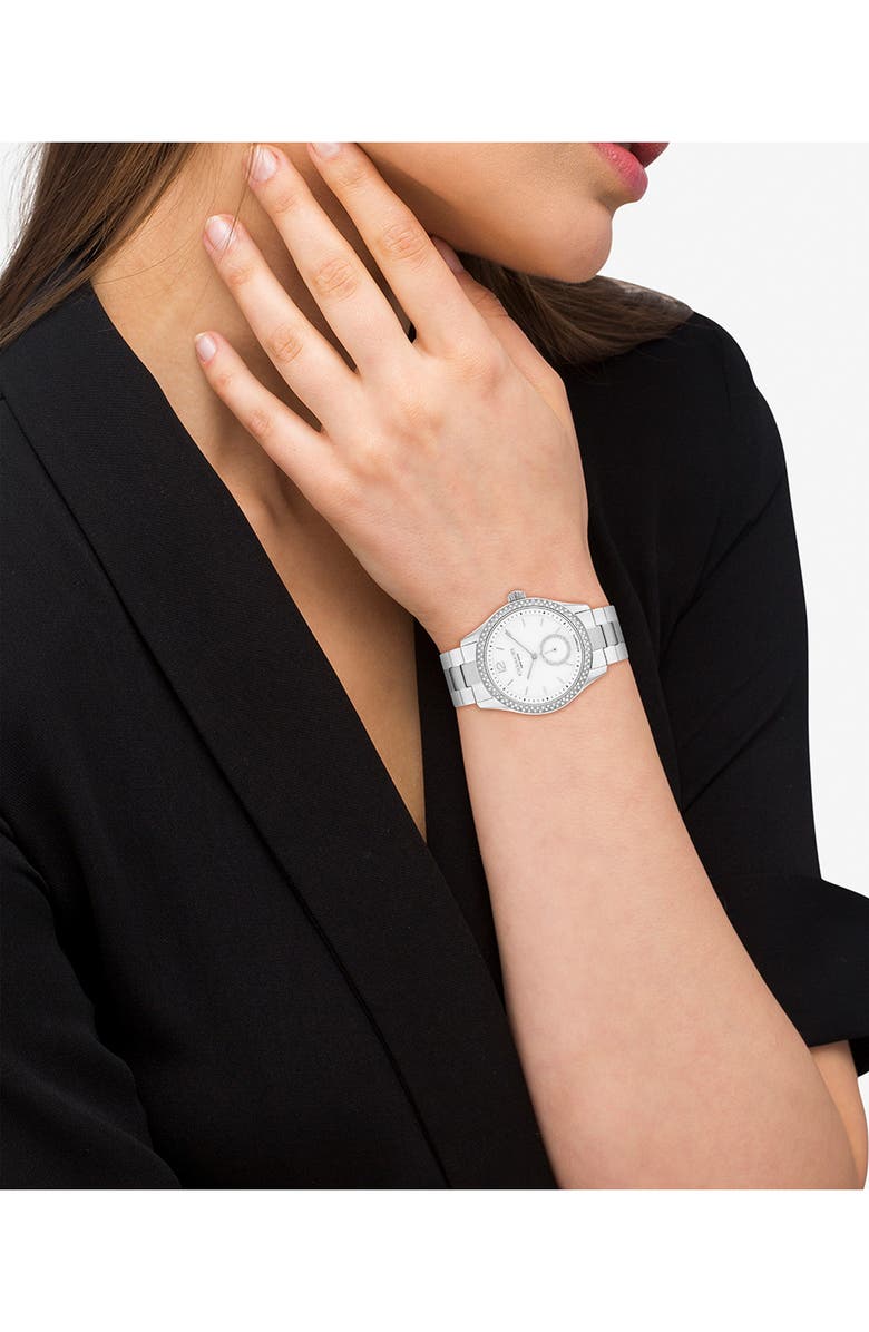 COACH Brooks Bracelet Watch, 38mm, Alternate, color, Silver