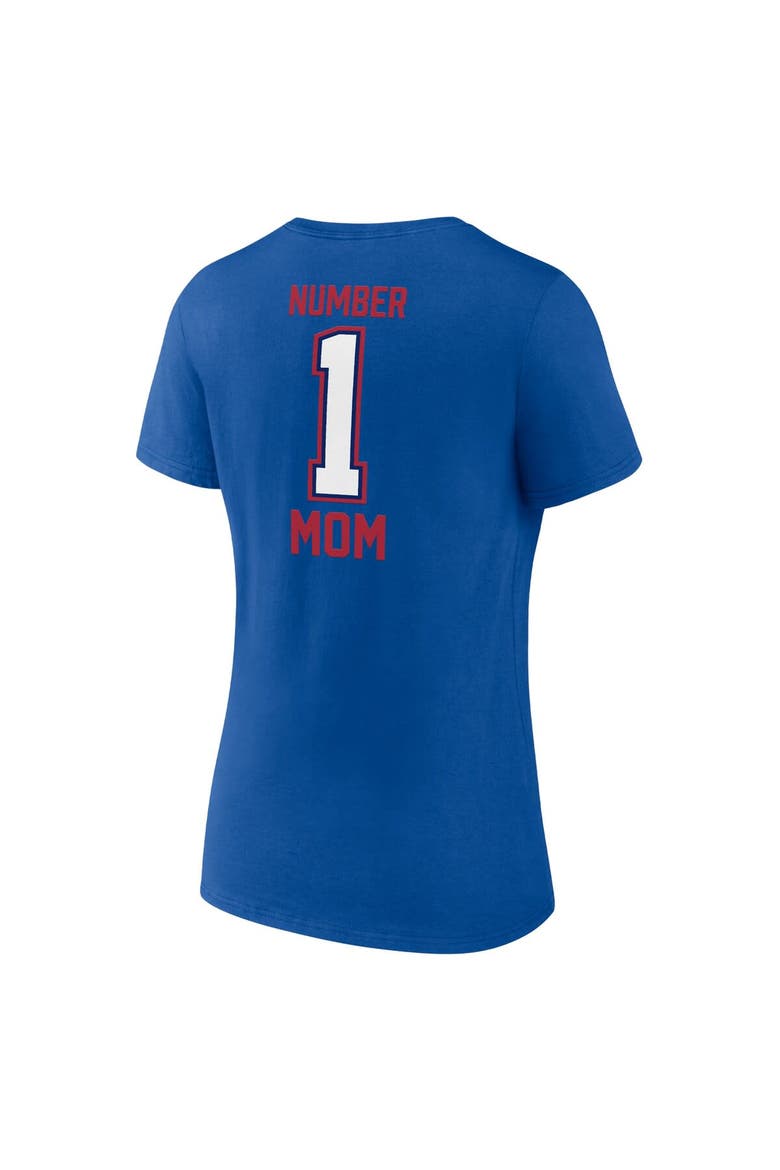 Women's Fanatics Branded Royal New York Giants Mother's Day V-Neck T-Shirt, Alternate, color, Royal