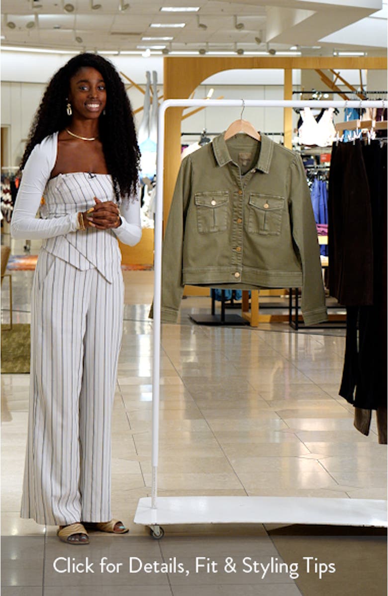 Jocelyn Denim Trucker Jacket, sales video thumbnail