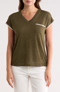 Bobeau Whipstitch Pocket T-Shirt