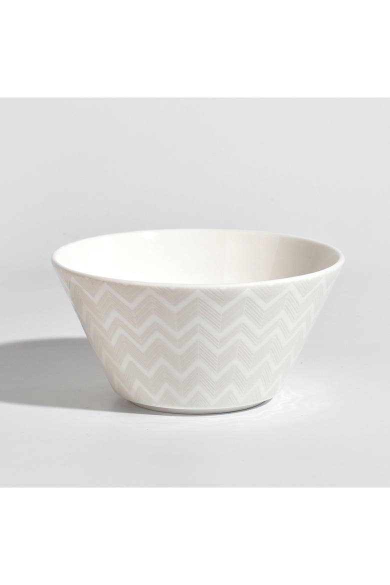 Fruit Bowl 6 Pcs. Set, Alternate, color, White
