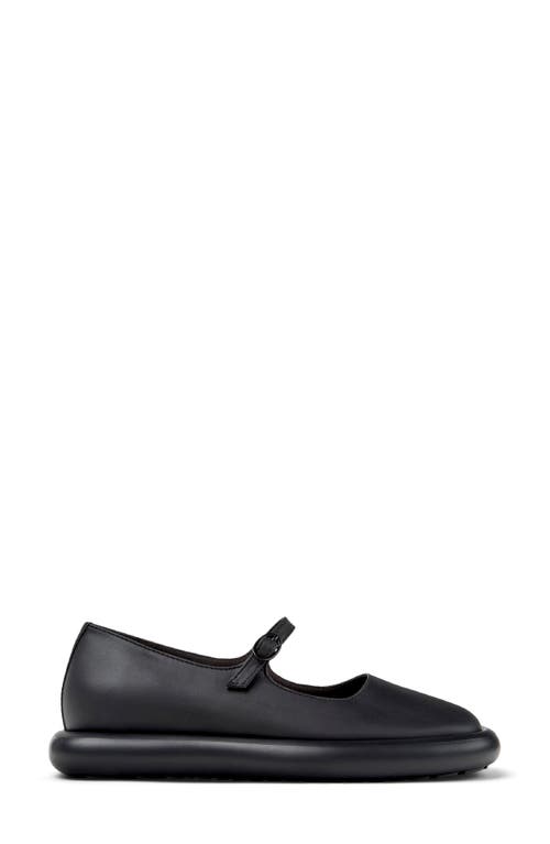 Camper Onda Leather Buckled Flat Pumps