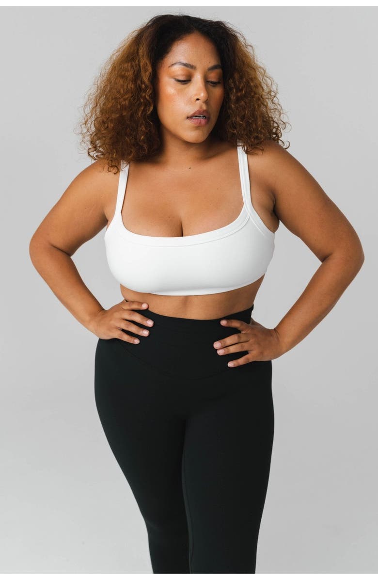 Vitality Cloud II Square Bra, Main, color, Snow