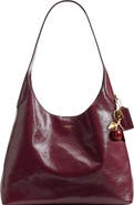 COACH Brooklyn Glazed Leather Shoulder Bag