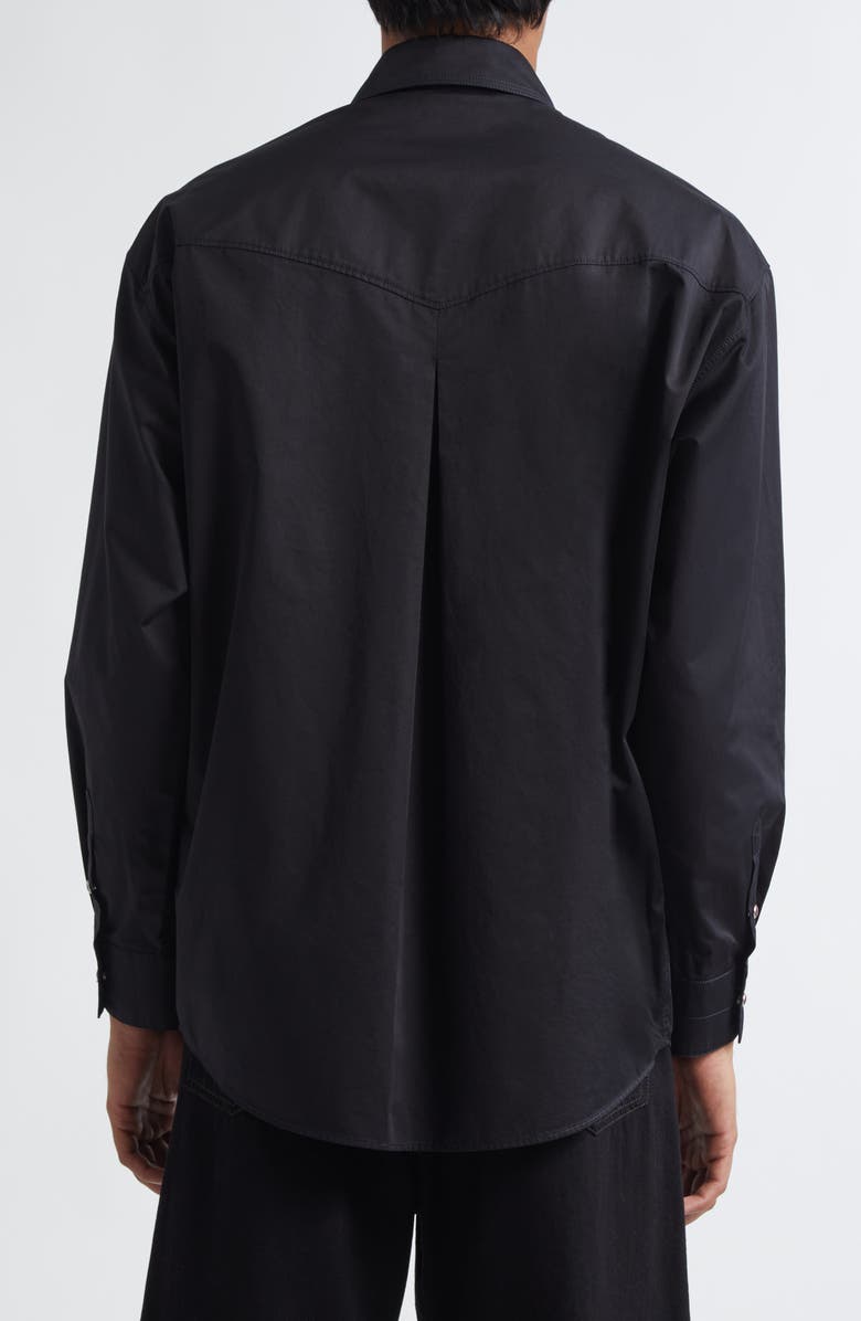 Lemaire Cotton Poplin Western Shirt, Alternate, color, 