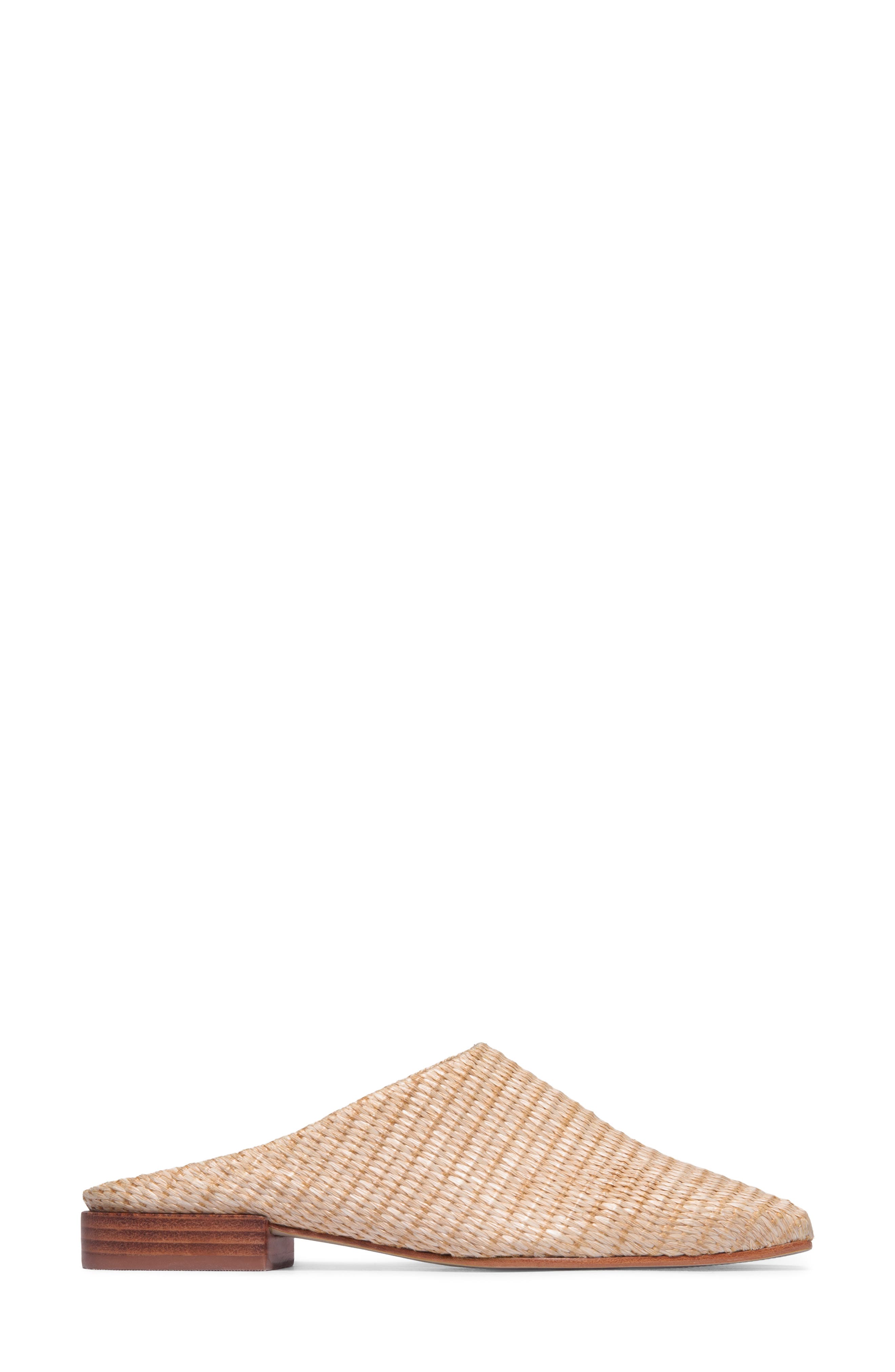 Porto Flat Mule, Alternate, color, NATURAL RAFFIA