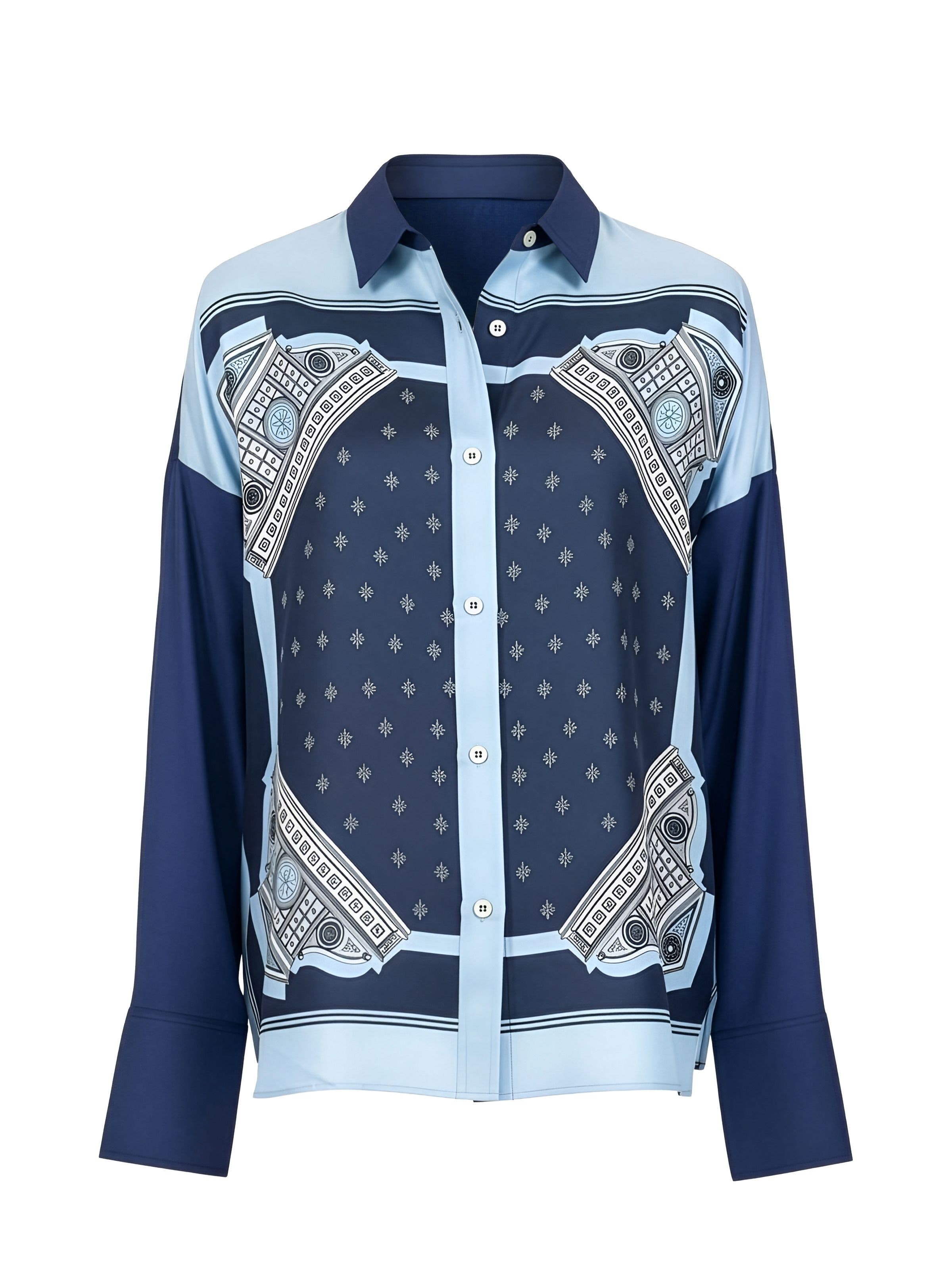 Sirene  Scarf front shirt - image 3