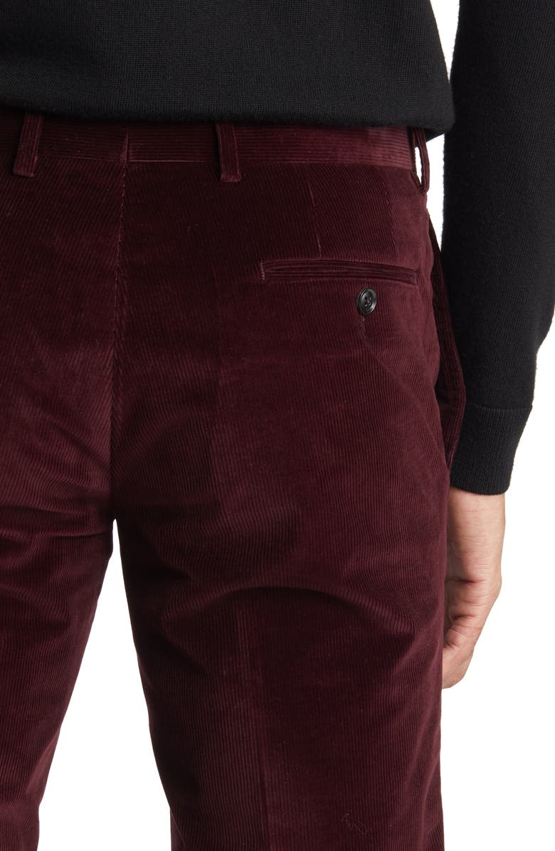 Ted Baker London Rodger Extra Trim Fit Corduroy Pants, Alternate, color,