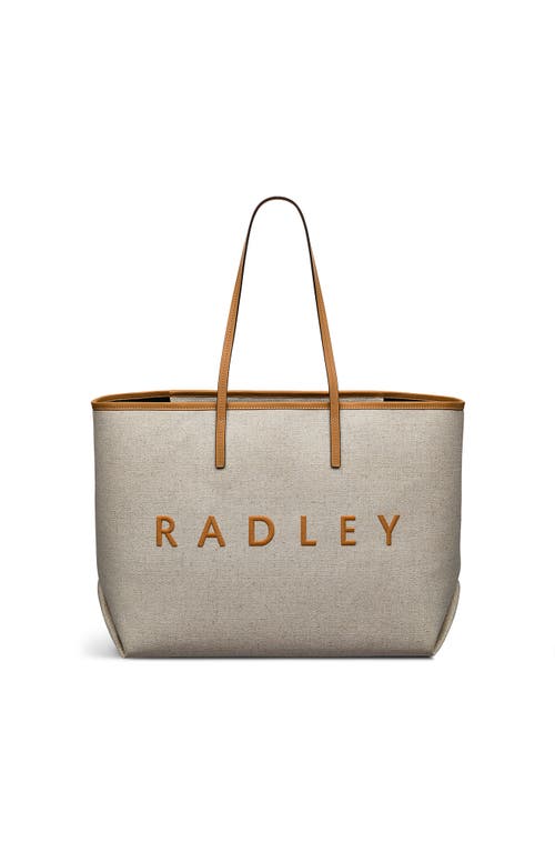Radley Sutherland Row Large Open Top Tote Bag In Brown