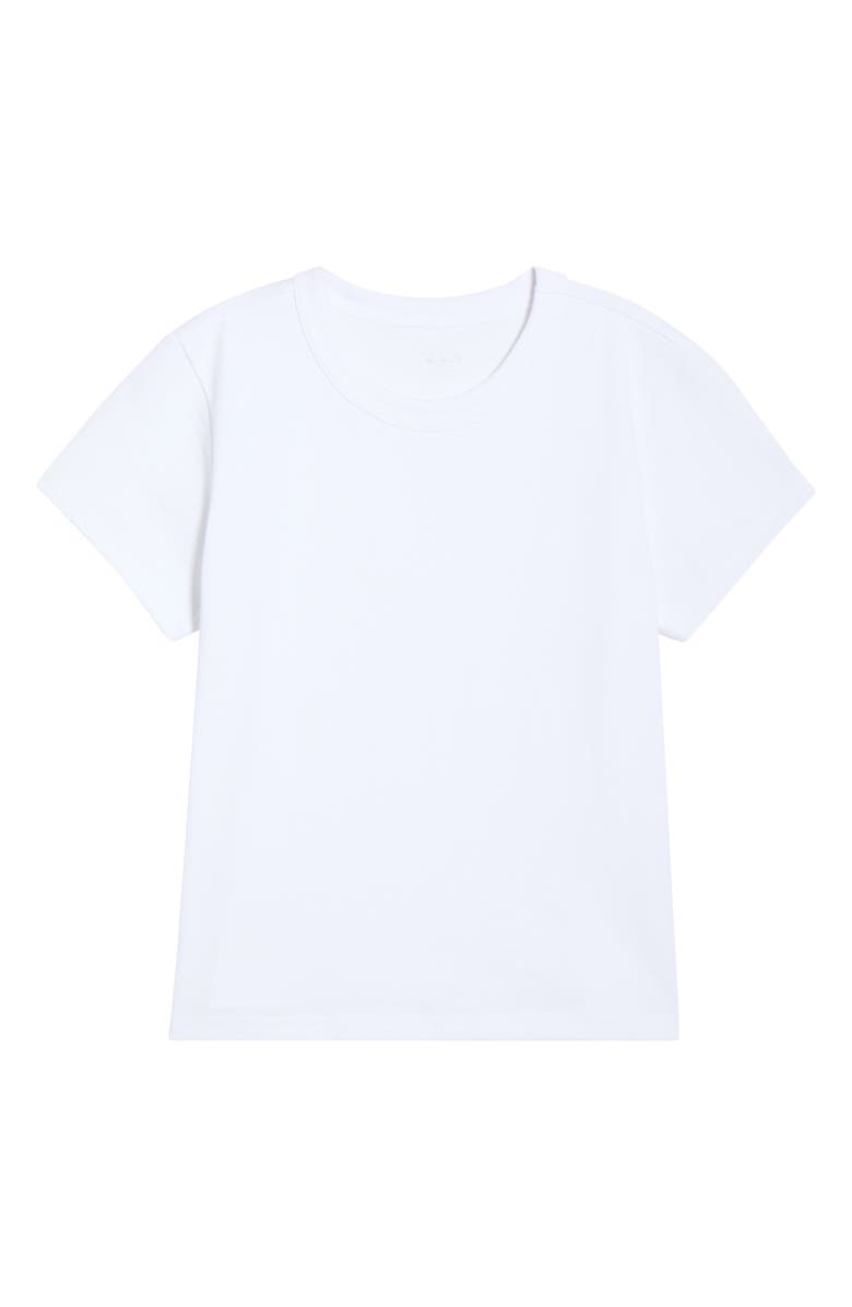 Rails Crewneck Cotton T-Shirt, Main, color, White