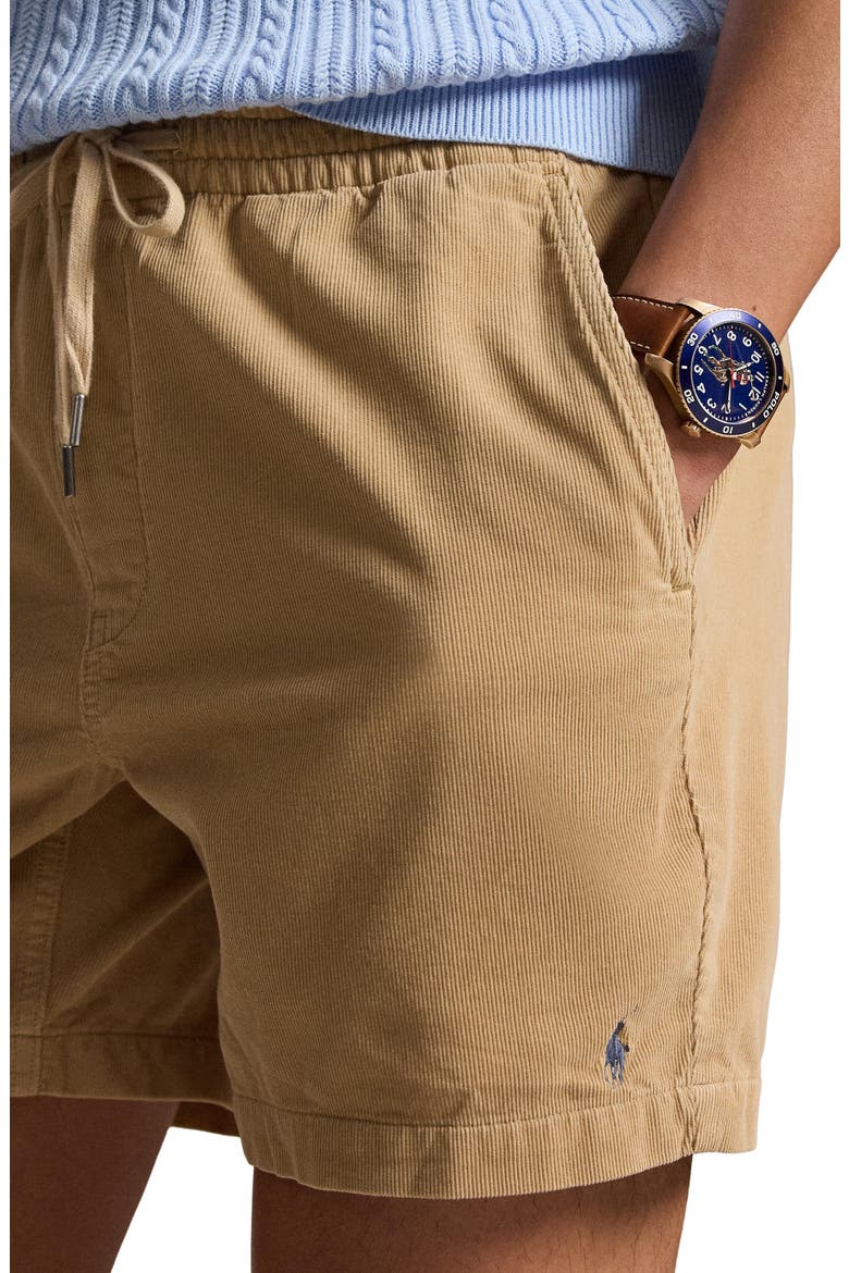 Prepster 6-Inch Corduroy Drawstring Shorts, Alternate, color, VINTAGE KHAKI