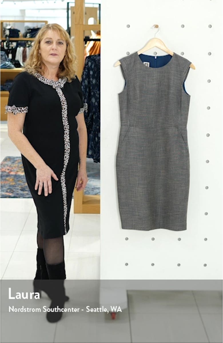 Tweed Sheath Dress, sales video thumbnail