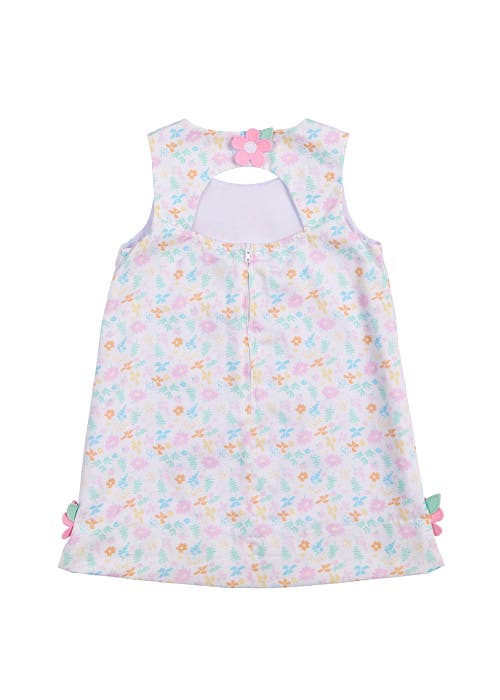 Florence Eiseman Printed Pique Dress With Flowers In Multi