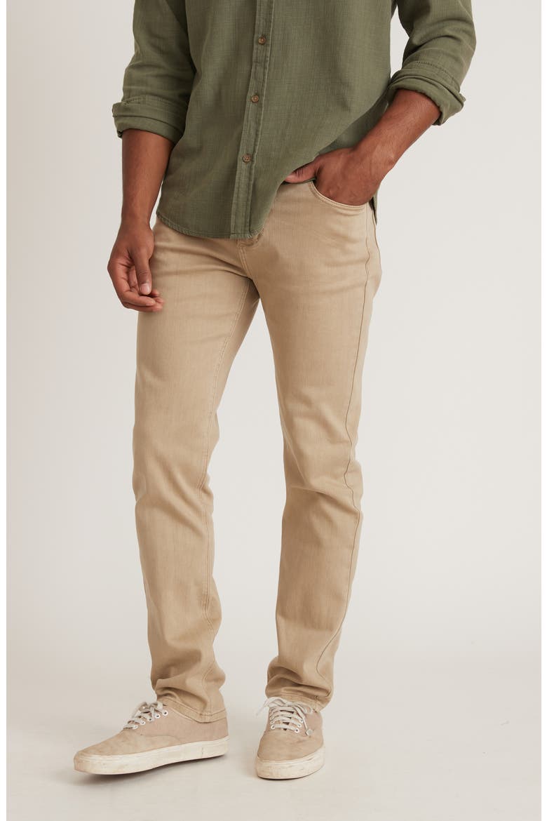 Athletic Fit Five Pocket Stretch Twill Pants, Alternate, color, KHAKI