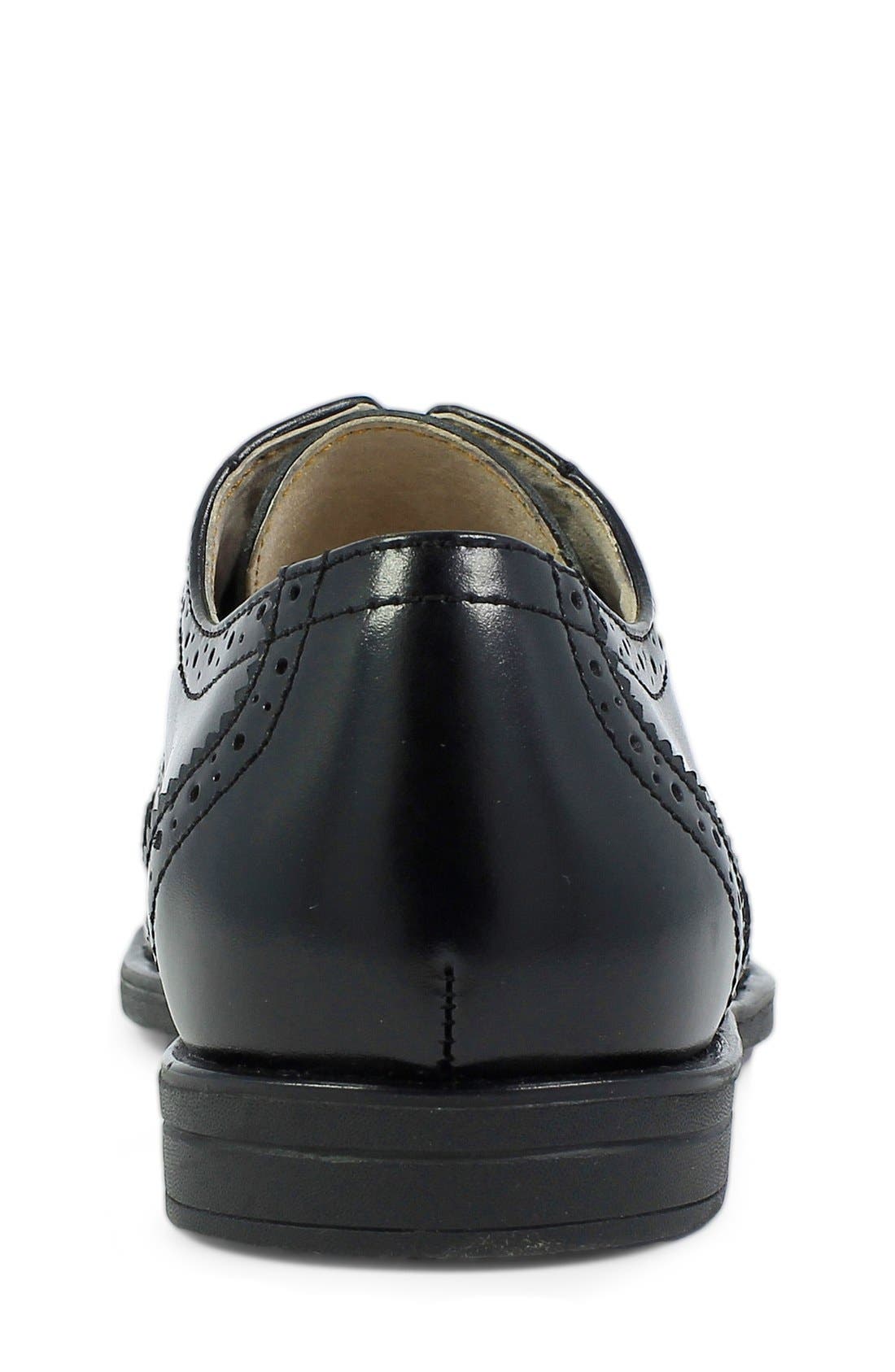 'Reveal' Wingtip Oxford, Alternate, color, BLACK LEATHER
