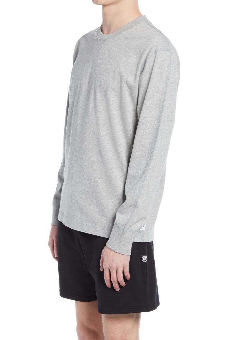 Midweight Jersey Long Sleeve T-Shirt, Alternate, color, H. GREY