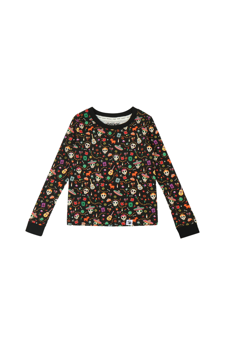 Mixed Up Clothing Día de los Muertos 2-Piece Set - Calaveras & Icons Print, Alternate, color, Día De Los Muertos