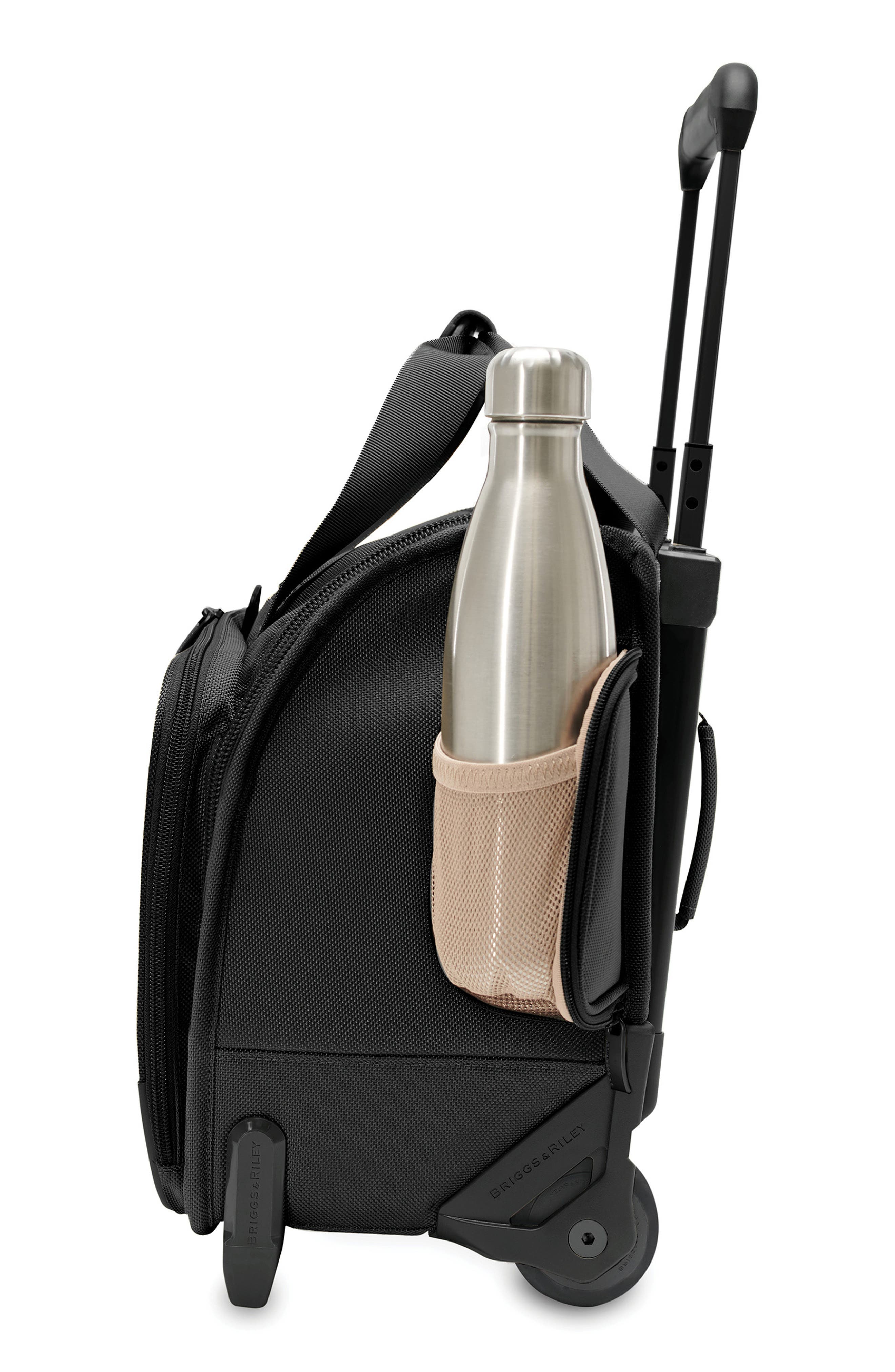 Briggs & Riley Baseline 2-Wheel Cabin Bag, Alternate, color, Black