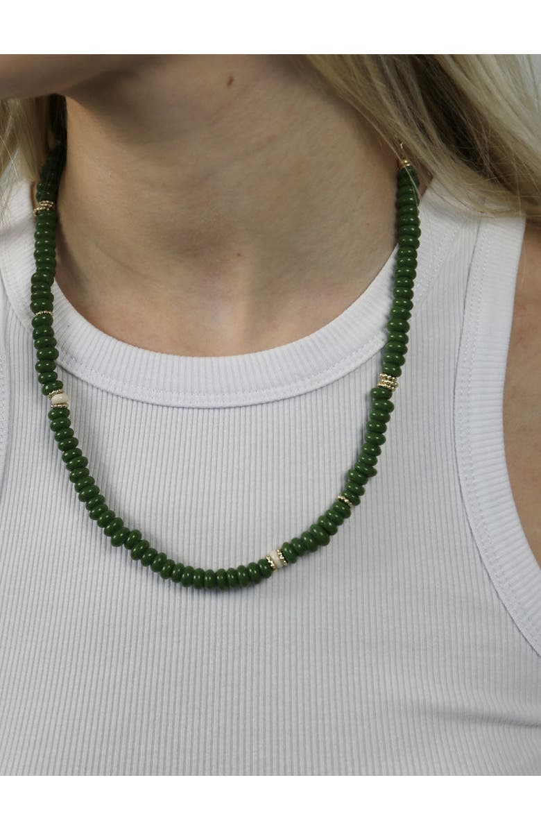 By Lilla Martini Necklace, Alternate, color, Green