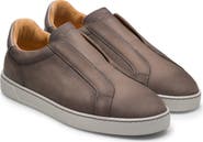 Magnanni Canelo Leather Slip-On Sneaker