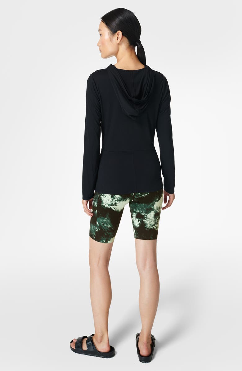 Sweaty Betty Tori Twist Front Hooded Pullover, Alternate, color, 