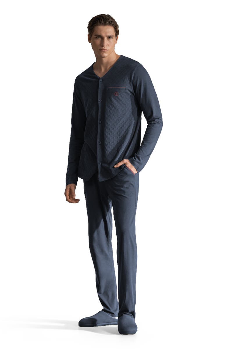 Togas Idman Men's pajama set, Main, color, Blue