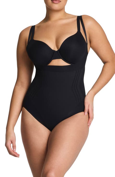 SPANXsculpt™ GoFigure Open Bust Shaper Bodysuit (Regular & Plus)